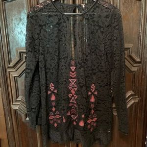 Free People Lace Top